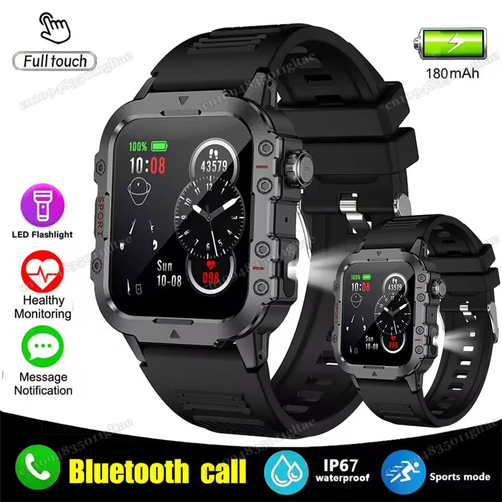 2025 New SmartWatch Men For Women Militray Outdoor GPS Track Sport Watches Heart Rate Sleep Waterproof Smart Watch IOS Android