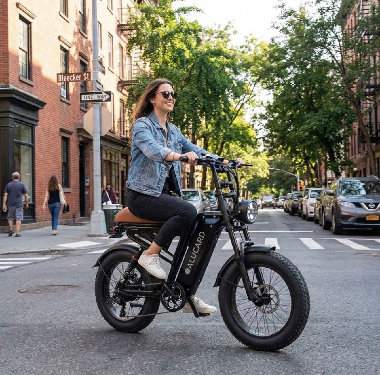 20-Inch Wide-Tire Electric Bicycle, 48V 750W Motor, 7-Speed Shimano Gearbox, 48V 13Ah Battery, 48V 2A Adapter, Top Speed 35MPH , Dual Suspension.