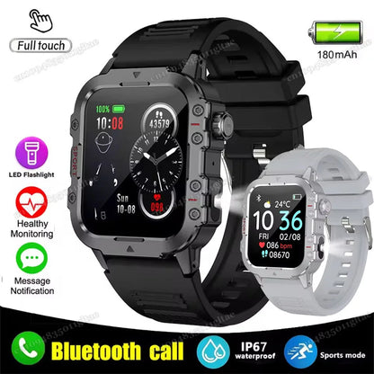 2025 New SmartWatch Men For Women Militray Outdoor GPS Track Sport Watches Heart Rate Sleep Waterproof Smart Watch IOS Android