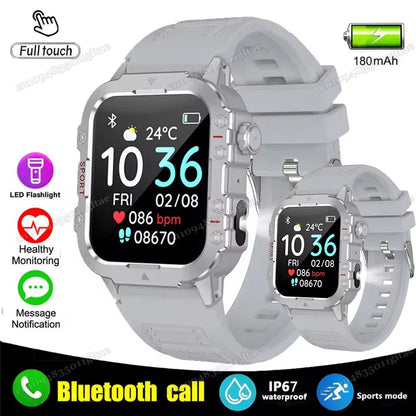 2025 New SmartWatch Men For Women Militray Outdoor GPS Track Sport Watches Heart Rate Sleep Waterproof Smart Watch IOS Android
