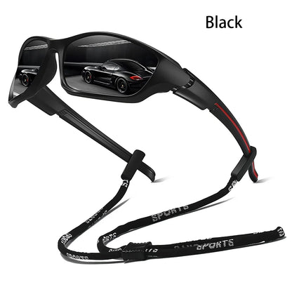 With Chain Fashion Men Women Running Mountaineering Fishing Sunglasses Driving Outdoor Sport safety protective glasses