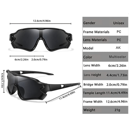 Children Outdoor Sports 3-8 Years Old Boys And Girls Riding Kids Cycling Sunglasses UV400  Camping Goggles Fishing Bike Eyewear