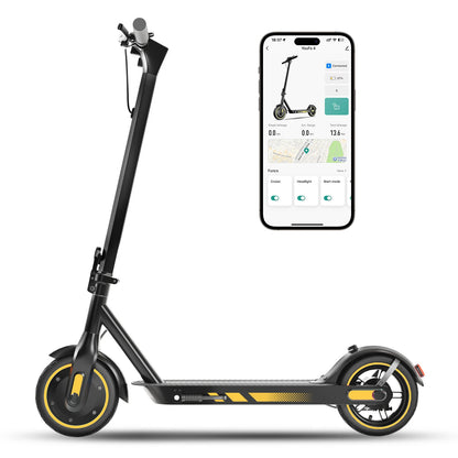 HiQiS V10 E-scooter 500WMotor 36V 10.5Ah 25MPH Speed 22mile Range Foldable E-scooter 10inch Air Tire Electric Scooter for Adults