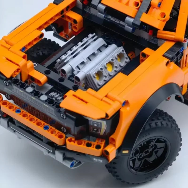 1379PCS Tech Raptors F150 Truck Race Car Building Kit Compatible MOC Creative DIY Vehicle Bricks Toys Gift for Kids Teens Adults
