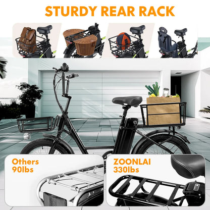 750W motor electric bicycle, 48V-10ah lithium battery outing life travel 20-inch durable urban commuting E-Bike