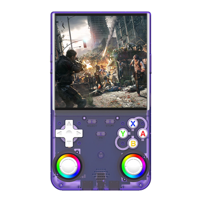 R36 Ultra Console Portable Retro Game 4‘’ IPS Screen Handheld Game Players Emulator Pocket Video Player 64G/128G 20000+ Games