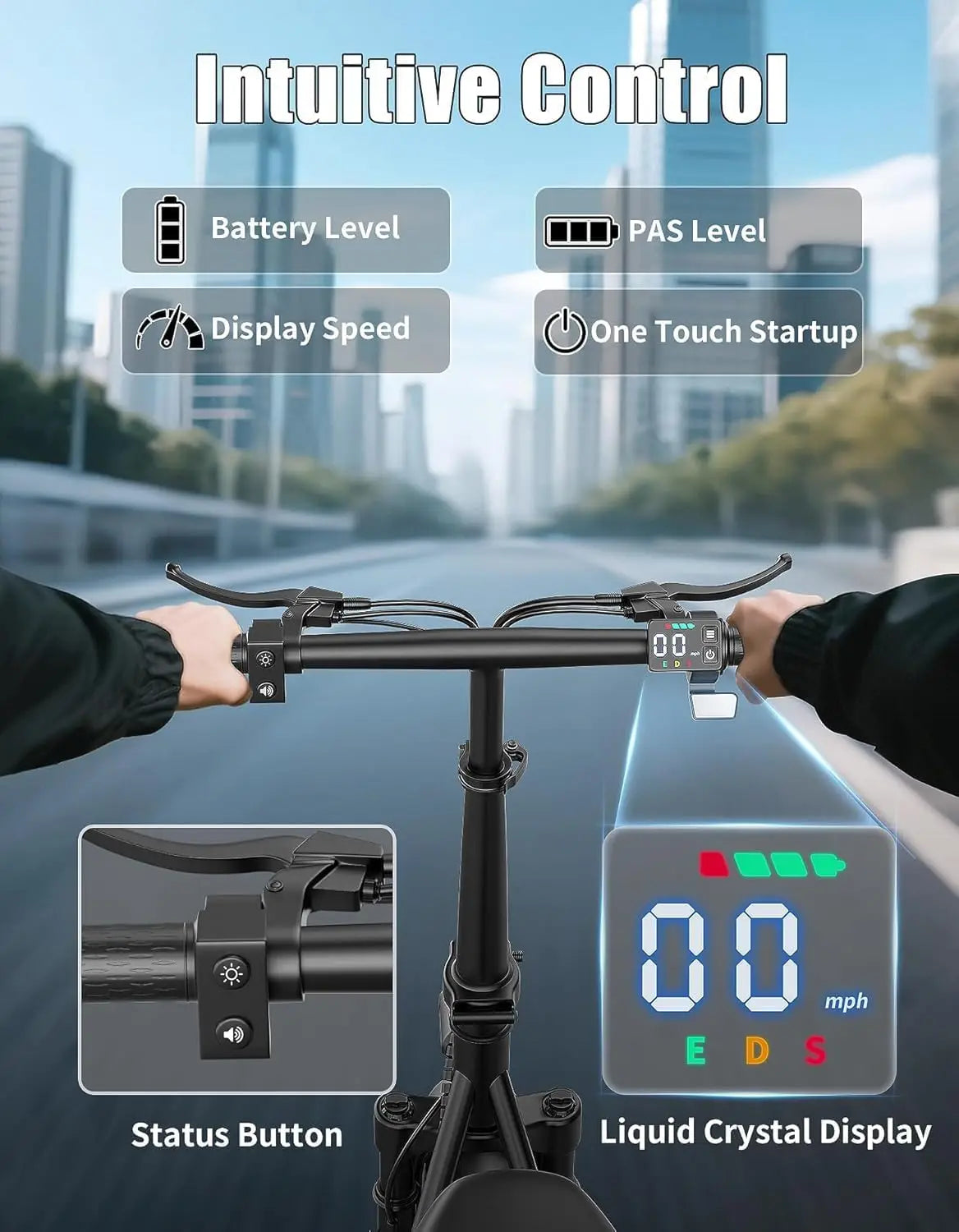 Electric Scooter Adults Seat 600W 22 mph Peak Motor Escooter Foldable 22 Miles,14'' Tires UL 2272 Certified E Scooter