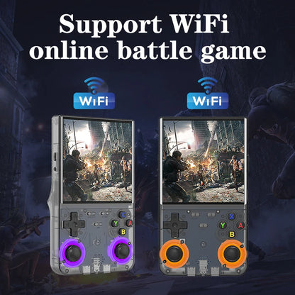 R36 Ultra Console Portable Retro Game 4‘’ IPS Screen Handheld Game Players Emulator Pocket Video Player 64G/128G 20000+ Games