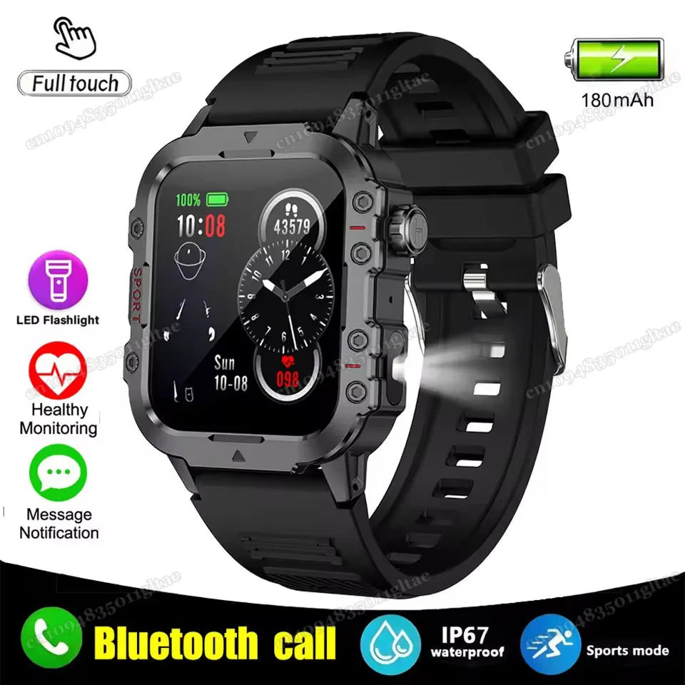 2025 New SmartWatch Men For Women Militray Outdoor GPS Track Sport Watches Heart Rate Sleep Waterproof Smart Watch IOS Android
