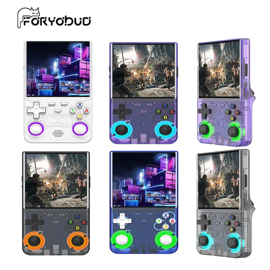 R36 Ultra Console Portable Retro Game 4‘’ IPS Screen Handheld Game Players Emulator Pocket Video Player 64G/128G 20000+ Games