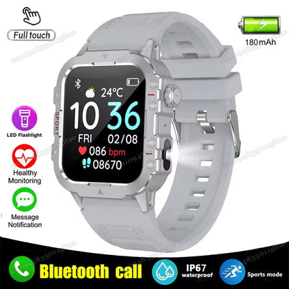 2025 New SmartWatch Men For Women Militray Outdoor GPS Track Sport Watches Heart Rate Sleep Waterproof Smart Watch IOS Android