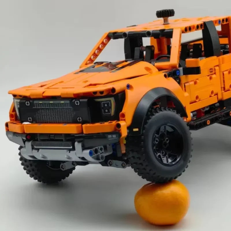 1379PCS Tech Raptors F150 Truck Race Car Building Kit Compatible MOC Creative DIY Vehicle Bricks Toys Gift for Kids Teens Adults