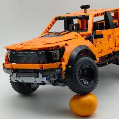 1379PCS Tech Raptors F150 Truck Race Car Building Kit Compatible MOC Creative DIY Vehicle Bricks Toys Gift for Kids Teens Adults
