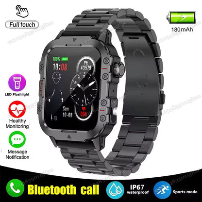 2025 New SmartWatch Men For Women Militray Outdoor GPS Track Sport Watches Heart Rate Sleep Waterproof Smart Watch IOS Android
